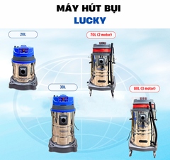MÁY HÚT BỤI LUCKY START CC-20L 1500W-220V LƯU LƯỢNG 53L/S DUNG TÍCH BÌNH 20L LỰC HÚT CHÂN KHÔNG 200 MBAR THIẾT KẾ GỌN NHẸ PHÙ HỢP TIỆM RỬA XE NHỎ VĂN PHÒNG GIA ĐÌNH LỰC HÚT MẠNH MẼ
