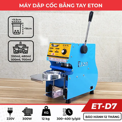 Máy Ép Ly Thủ Công ETON ET-D7S