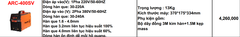 MÁY HÀN QUE MEGATEC ARC-400SV INVERTER 220V/220A 380V/240A MMA