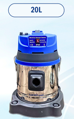 MÁY HÚT BỤI LUCKY START CC-20L 1500W-220V LƯU LƯỢNG 53L/S DUNG TÍCH BÌNH 20L LỰC HÚT CHÂN KHÔNG 200 MBAR THIẾT KẾ GỌN NHẸ PHÙ HỢP TIỆM RỬA XE NHỎ VĂN PHÒNG GIA ĐÌNH LỰC HÚT MẠNH MẼ