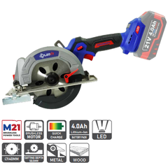 Thân Máy Cưa Đĩa Tròn Pin 21V LEOXs LXS-CS140PRO Không Chổi Than Lưỡi 140mm Cắt Gỗ Đa Năng
