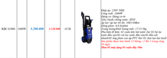 MÁY RỬA XE KING BLUE KBC-I1800 1800W 140BAR 6L