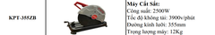 Máy Cắt Sắt KPTs KPT-355ZB 355mm 2500W Chính Hãng, Tốc Độ 3900 V/P Cắt Khỏe Ít Rung
