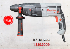 Máy Khoan Bê Tông 3 Chức Năng KAIZEN KZ-RH2616 1010W Khoan Đục 26MM Lực Đập 2.8J Có Đèn Led Chuyên Công Trình
