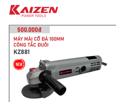 Máy Mài Góc KAIZEN KZ881 800W 100mm Công Tắc Đuôi 11000rpm