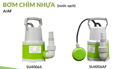 Máy Bơm Chìm Mini Nước Sạch SU4006A 400W Cánh PPO Cốt Inox 420 Có Tay Cầm Nhỏ Gọn