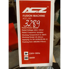 MÁY HÀN NHIỆT ỐNG NƯỚC ACZ-163 2 ỐC HÀN 6 BỘ CỐI HÀN KÍCH THƯỚC 20-63MM