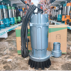 MÁY BƠM CHÌM 750W BƠM THẢ TÕM NƯỚC SẠCH SWIRLS SW.QDX10-16-0.75 ỐNG XẢ 50 LƯU LƯỢNG 167 L/PHÚT MAX 16M BƠM NƯỚC GIẾNG AO HỒ DÂN DỤNG GIA ĐÌNH