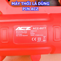 MÁY THỔI LÁ DÙNG PIN ACZ ACZ-8877 21V 5CELL CÓ CHỈNH TỐC
