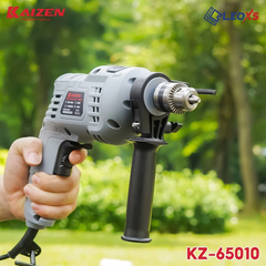 Máy Khoan Điện 3 chức năng KAIZEN KZ-65010 Máy Khoan Tường Bắt Vít Khoan Bê Tông 650W Đầu 10mm Điều Tốc 6 Cấp Đảo Chiều 2800rpm