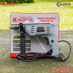 Máy Khoan Điện 3 chức năng KAIZEN KZ-65010 Máy Khoan Tường Bắt Vít Khoan Bê Tông 650W Đầu 10mm Điều Tốc 6 Cấp Đảo Chiều 2800rpm