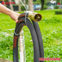 DÂY ĐẦM RUNG PHI 50-4M CHẠY ĐIỆN KAIZEN KZ50-4M CÓ 4 LỚP THÉP BÊN TRONG CÓ LÒ XO CHỐNG GÃY