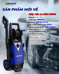 MÁY RỬA XE KING BLUE KBC-I1800 1800W 140BAR 6L