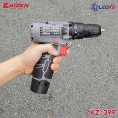 MÁY KHOAN PIN ĐẦU 10MM 28 N.M 2 CHỨC NĂNG 12V KAIZEN KZ-399 1350V/P