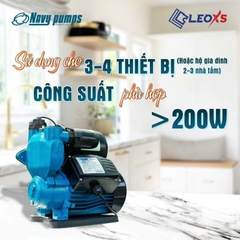 Máy Bơm Tăng Áp NAVY PW250 Tự Động Bơm Nước Nóng Chống Cháy Khan Có Rơ Le Nhiệt Chống Cạn Tăng Áp Cho Nhiều Thiết Bị