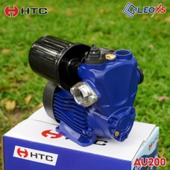 Điện Máy Minh Thành HD - Máy Bơm Tăng Áp 200w - 220v  Hút Sâu 8m Cột Áp 20m Hút Xả 34/34 Lưu Lượng 27 l/min Cánh Đồng Cốt Inox Thương Hiệu HTC Dây Đồng Bảo Hành 12 Tháng