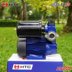 Điện Máy Minh Thành HD - Máy Bơm Tăng Áp 200w - 220v  Hút Sâu 8m Cột Áp 20m Hút Xả 34/34 Lưu Lượng 27 l/min Cánh Đồng Cốt Inox Thương Hiệu HTC Dây Đồng Bảo Hành 12 Tháng
