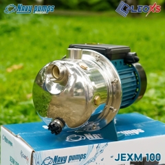Điện Máy Minh Thành HD - Máy Bơm Nước JEXM100 750w - 220v  Hút Sâu 9m Cột Áp 35m Hút Xả 34/34 Lưu Lượng 70 l/min Cánh Inox Cốt Inox Thương Hiệu NAVY Dây Đồng Bảo Hành 12 Tháng