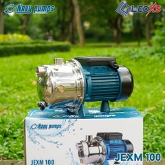 Điện Máy Minh Thành HD - Máy Bơm Nước JEXM100 750w - 220v  Hút Sâu 9m Cột Áp 35m Hút Xả 34/34 Lưu Lượng 70 l/min Cánh Inox Cốt Inox Thương Hiệu NAVY Dây Đồng Bảo Hành 12 Tháng