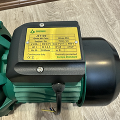 MÁY BƠM ĐẦU JET 750W CHUYÊN ĐẨY CAO, ĐẨY LẦU SHUSHUI JET100 ÁP 40M (BƠM ĐẦU LỢN)