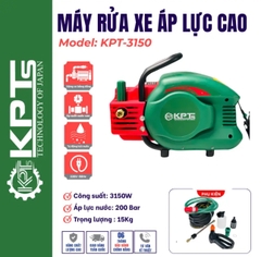 MÁY XỊT RỬA CAO ÁP KPTs KPT-3150 CÓ ÁT CHỐNG GIẬT CÓ CHỈNH ÁP 3150W 200BAR 12L
