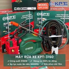 MÁY XỊT RỬA CAO ÁP KPTs KPT-3150 CÓ ÁT CHỐNG GIẬT CÓ CHỈNH ÁP 3150W 200BAR 12L