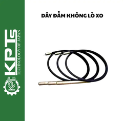 Dây Đầm Dùi Điện KPTs KPT-50/4B Phi 50 Dài 4M Lõi Dây To Đầm Bê Tông Mạnh