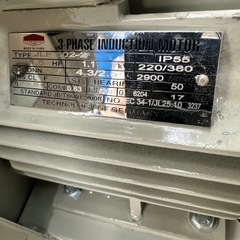 QUẠT SÊN LY TÂM CÔNG SUẤT 1100W - 380V CÁNH LỒNG SÓC - CÁNH NAN