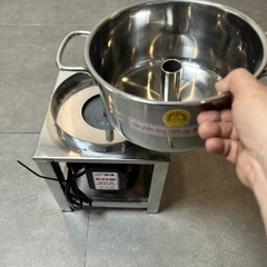 MÁY XAY KHÔ ĐA NĂNG 750W XAY GIỀNG XẢ TỎI ỚT NỒI 20CM ĐÁY BẰNG KHUNG INOX – NỒI THÁO RỜI DAO THẢ 2 CÁNH