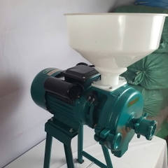 MÁY XAY NGHIỀN BỘT KHÔ ĐẦU NGHIỀN GANG MOTO 2.2KW LÕI HỢP KIM XAY CÁC LOẠI HẠT SIÊU NHANH