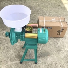 MÁY XAY NGHIỀN BỘT KHÔ ĐẦU NGHIỀN GANG MOTO 2.2KW LÕI HỢP KIM XAY CÁC LOẠI HẠT SIÊU NHANH