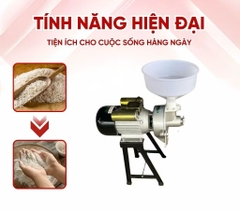 MÁY XAY BỘT GẠO NƯỚC ĐẦU NGHIỀN GANG MOTO 2.2KW LÕI HỢP KIM XAY GẠO ĐỖ NGÂM SIÊU MỊN