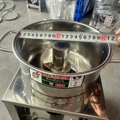 LƯỠI DAO LÀM RUỐC 2 CÁNH INOX 304 DÀNH CHO NỒI 20CM ĐÁY BẰNG THÁO RỜI CHIỀU DÀI LƯỠI 18.5CM LỖ TRỤC NGANG 1.2CM VÀ CHÉO 1.7CM
