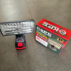 ĐÈN CÓ SẠC THÂN ĐÈN DÙNG CHÂN PIN PHỔ THÔNG KHÔNG KÈM PIN KPTs KPT-L84 LOẠI 21V DÙNG CHO DÃ NGOẠI THỢ XÂY DỰNG VÀ DỰ PHÒNG KHI MẤT ĐIỆN