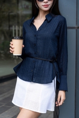 ALICE SHIRT - Áo Sơ Mi Dáng Suông Chất Liệu Nhập Khẩu Vải Mềm, Mỏng Phong Cách Thanh Lịch (Y26BL03)