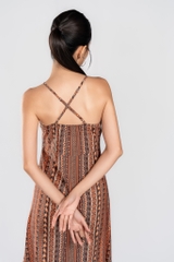 VANESSA DRESS- Váy 2 Dây Họa Tiết YMY Chất Liệu Poly, Nylon (Y06OPS01)