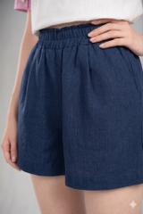 ELINA SHORTS- Quần Shorts Cạp Chun YMY Chất Liệu Linen Vân (Y06PT01)