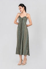 VANESSA DRESS- Váy 2 Dây Họa Tiết YMY Chất Liệu Poly, Nylon (Y06OPS01)
