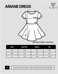 ARIANE DRESS- Váy Dáng Dài YMY Chất Liệu Nylon, Spandex Phong Cách Nhẹ Nhàng, Nữ Tính