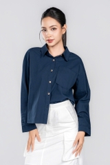 MOREA SHIRT- Áo Sơ Mi YMY Chất Liệu Cotton Phong Cách Hiện Đại, Basic (Y06BLS10)