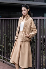 STELLA TOP - Áo Khoác Gió Dây Rút Chất Liệu Polyester Nhập Khẩu Phong Cách Năng Động, Cá Tính (Y26JK01)