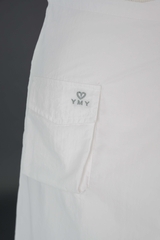 JOLIE SKIRT - Chân Váy Thu Đông Dài Chất Liệu Nylon Nhập Khẩu Phong Cách Cá Tính ( Y25FWSK01)