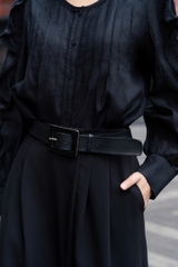 AERIN SHIRT - Áo Sơ Mi Viền Ren Chất Liệu Linen Nhập Khẩu Phong Cách Hiện Đại, Thanh Lịch (Y26BL01)