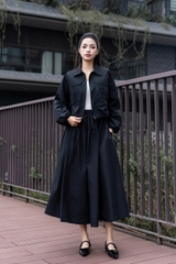 AMANDA SKIRT - Chân Váy Dài YMY Chất Liệu Polyester Cạp Chun Nhẹ Nhàng, Trơn Mịn(Y26SK02)