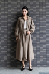 AMANDA TOP - Áo Khoác Ngắn Túi Hộp Chất Liệu Polyester Phong Cách Cá Tính, Hiện Đại (Y26JK02)