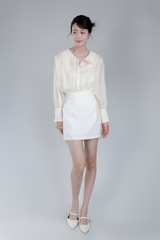 Maris Skirt- Chân Váy A Ngắn YMY, Chất Liệu Linen Phong Cách Thanh Lịch, Nữ Tính (Y06SKS07)