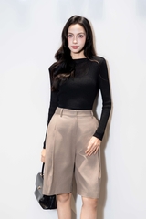 SILVA PANTS - Quần Short YMY Chất Liệu Đũi Thoáng Mát Nhập Khẩu Phong Cách Thanh Lịch (Y25FWPT03)