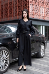 AERIN SHIRT - Áo Sơ Mi Viền Ren Chất Liệu Linen Nhập Khẩu Phong Cách Hiện Đại, Thanh Lịch (Y26BL01)