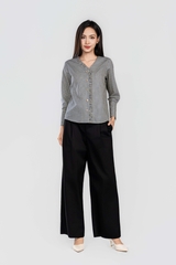HELEN PANTS- Quần Ống Suông YMY Chất Liệu Cotton 100% Phong Cách Thanh Lịch, Tối Giản