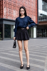 AERIN SHIRT - Áo Sơ Mi Viền Ren Chất Liệu Linen Nhập Khẩu Phong Cách Hiện Đại, Thanh Lịch (Y26BL01)